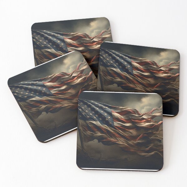 Item preview, Patriotic American flag digital print designed and sold by dcrc.