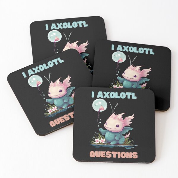 Item preview, I Axolotl Questions Cute Axolotl Kawaii designed and sold by ArtFromBeyond.