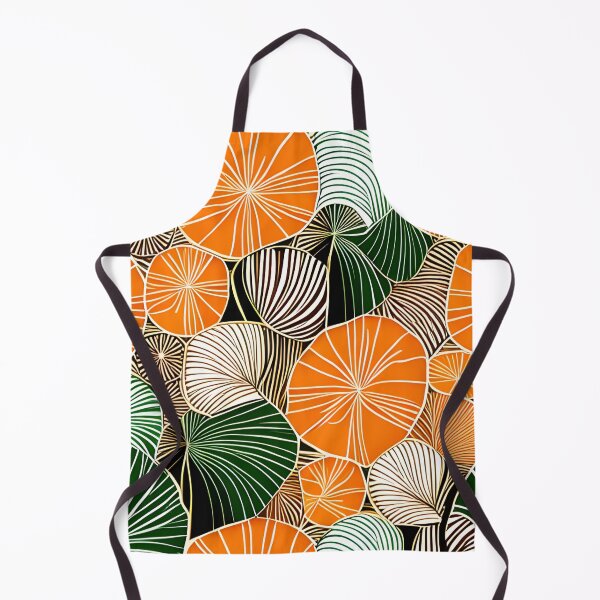 Item preview, Nature inspired design, orange-green pattern designed and sold by artbelka.