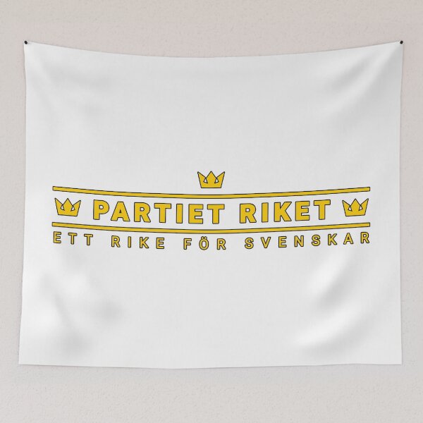 Item preview, Partiet Riket Text (Colored) designed and sold by PartietRiket.