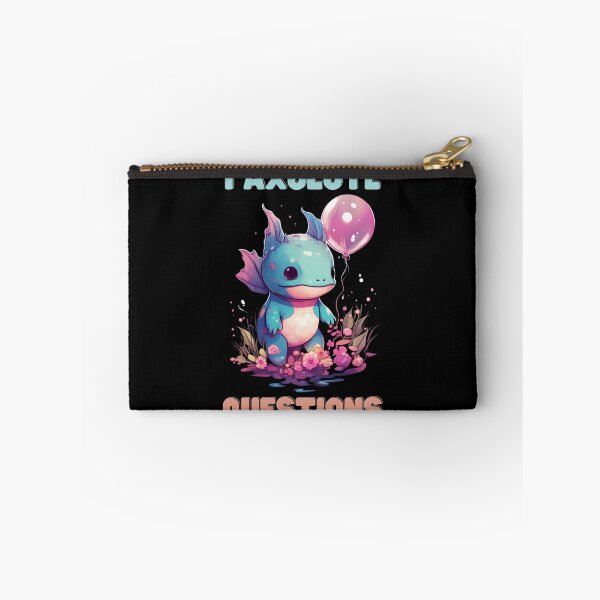 Item preview, I Axolotl Questions Kawaii with ballons designed and sold by ArtFromBeyond.