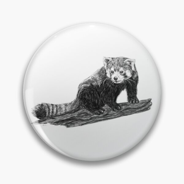 Item preview, Red Panda (Realistic Pencil Drawing) | Safari Sketches designed and sold by flypigart.