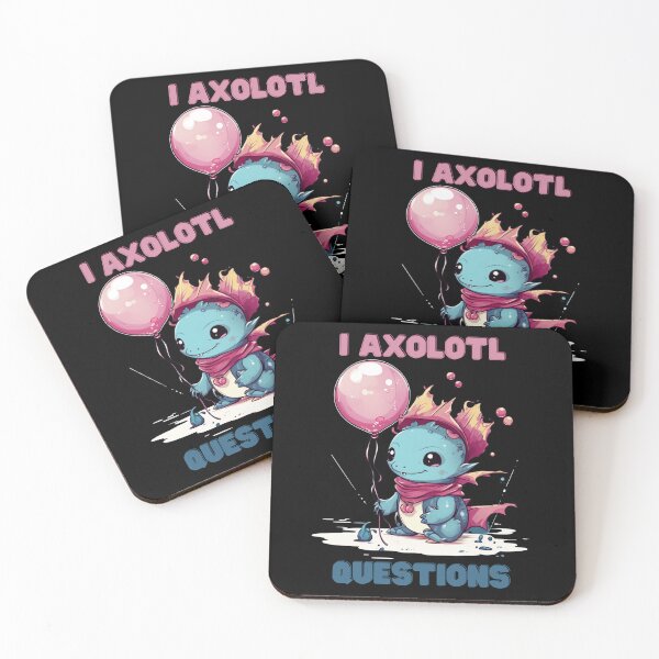Item preview, I Axolotl Questions Cute Axolotl Kawaii designed and sold by ArtFromBeyond.