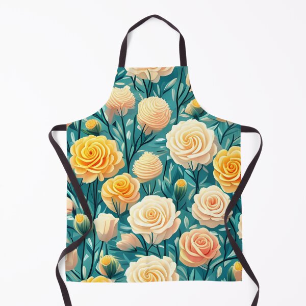 Item preview, Nature inspired design, yellow roses pattern designed and sold by artbelka.