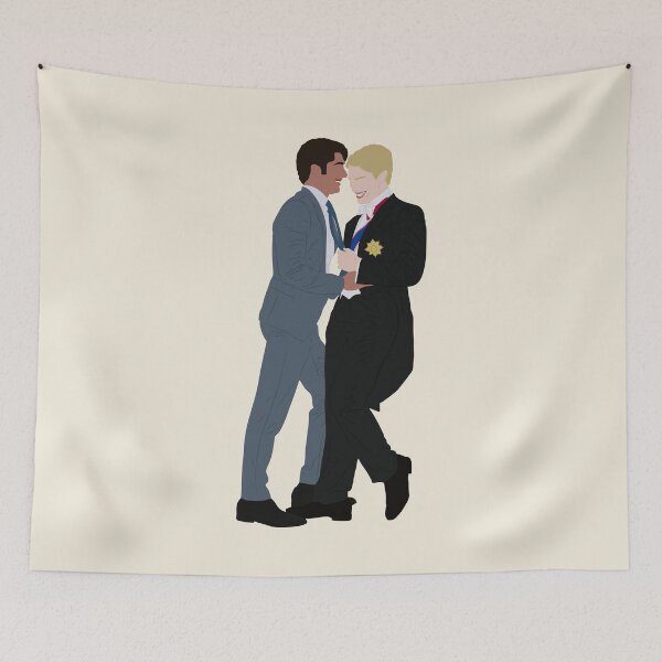 Item preview, The Prince and the First Son | red, white and royal blue designed and sold by Pinu92.