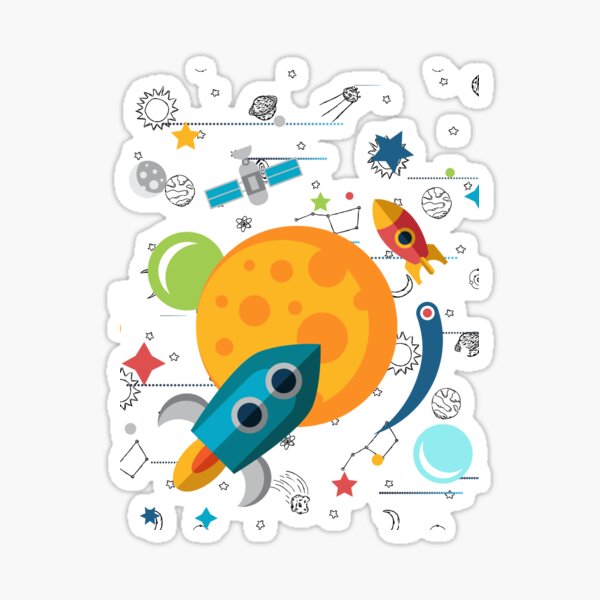 Item preview, Space Theme II designed and sold by ShobhaStyle.