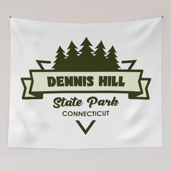 Item preview, Dennis Hill State Park Connecticut Trees And Ribbon designed and sold by bivenart.