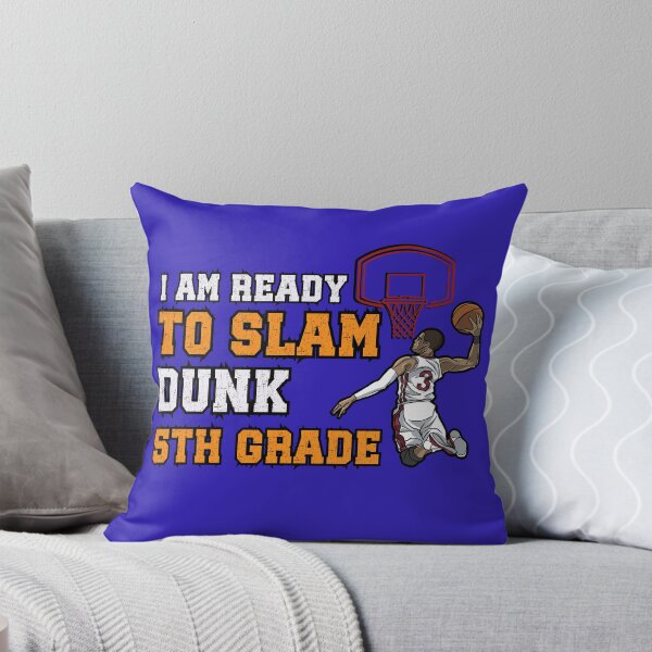 Item preview,  Ready to Slam Dunk 5th fifth grade 1st day of school basketball themed designed and sold by LoveYaToo.