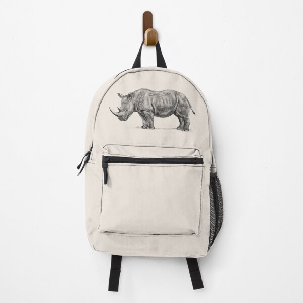 Item preview, White Rhinoceros (Realistic Pencil Drawing) | Safari Sketches designed and sold by flypigart.