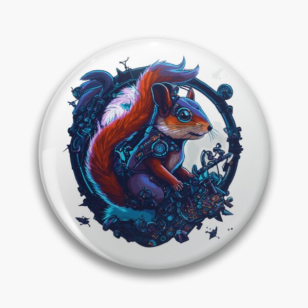 Item preview, Cute futuristic squirrel designed and sold by tinytwist.