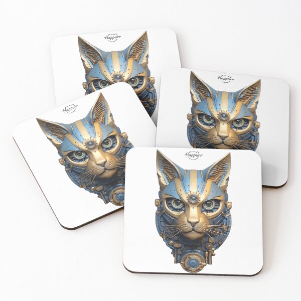 Item preview, Cyberpunk style, mechanical style, cat designed and sold by Happurr.