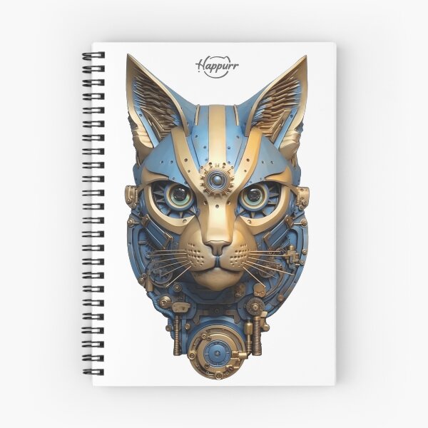 Item preview, Cyberpunk style, mechanical style, cat designed and sold by Happurr.