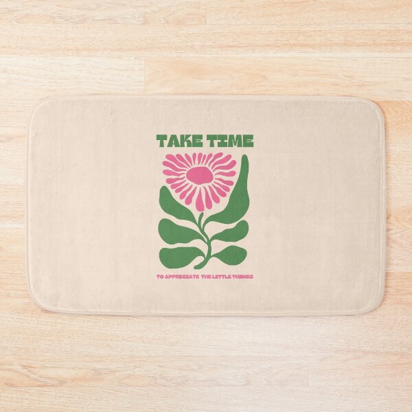 Item preview, Take Time to Appreciate the Little Things Pink and Green - Retro Flower Abstract designed and sold by jessicaleah15.