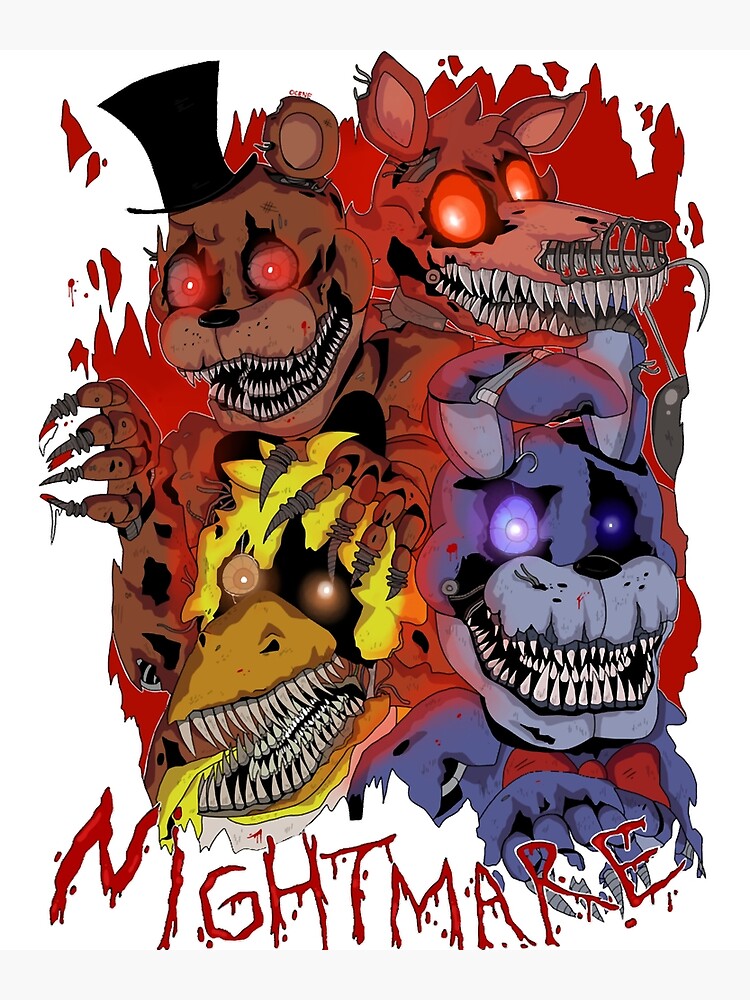 Nightmare (FNAF 4 fan art) by theLostFlu on DeviantArt