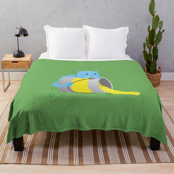 Item preview, Blue Cat + Yellow Paint = Green designed and sold by Barbara Nguyen.