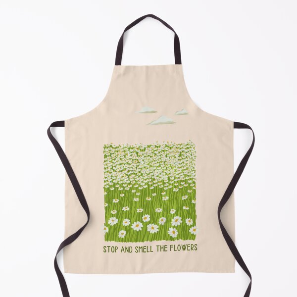 Item preview, Stop and Smell the Flowers - Retro Green and White Daisies designed and sold by jessicaleah15.