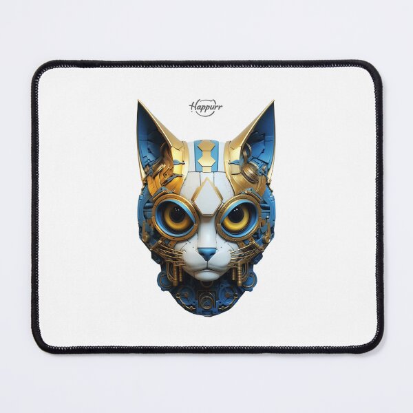Item preview, Cyberpunk style, mechanical style, cat designed and sold by Happurr.