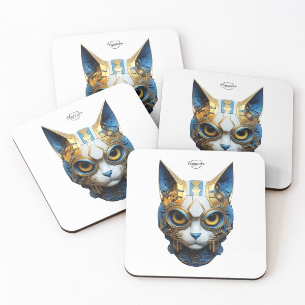 Item preview, Cyberpunk style, mechanical style, cat designed and sold by Happurr.