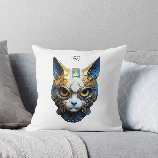 Item preview, Cyberpunk style, mechanical style, cat designed and sold by Happurr.