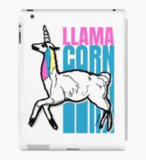 Llamacorn Lama Unicorn Mashup Retro-Stil Design iPad-Hülle & Klebefolie