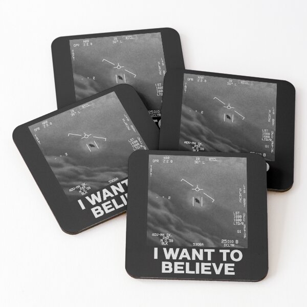 Item preview, I WANT TO BELIEVE ~ NAVY UFO / UAP SIGHTINGS designed and sold by VASSdesign.