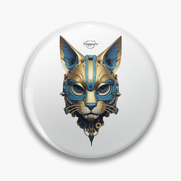 Item preview, Cyberpunk style, mechanical style, cat designed and sold by Happurr.