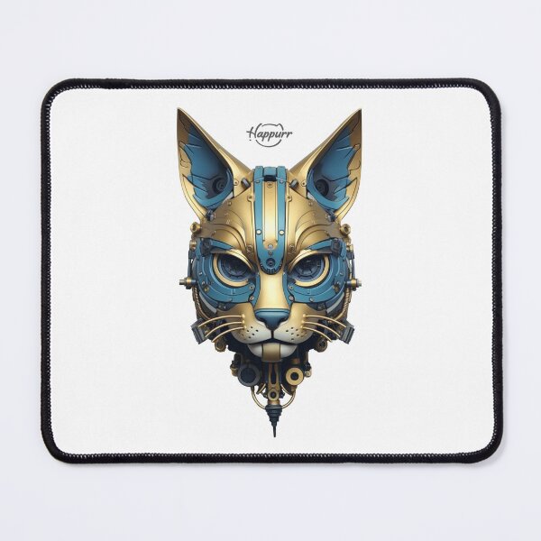 Item preview, Cyberpunk style, mechanical style, cat designed and sold by Happurr.