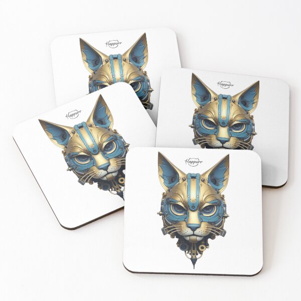 Item preview, Cyberpunk style, mechanical style, cat designed and sold by Happurr.