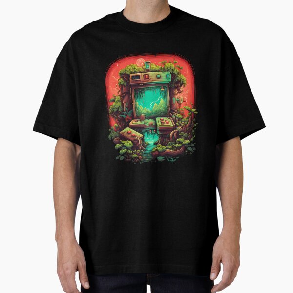 Vista previa del artículo con la obra «Sobrecrecimiento de juegos retro», diseñado y vendido por Newma2112.