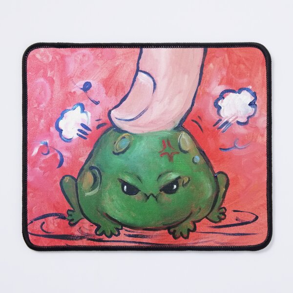 Item preview, Angry frog designed and sold by Colleenartx.