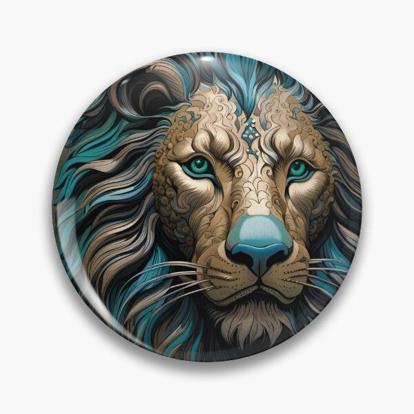 Item preview, King in Cerulean and Gold designed and sold by HabitableMoons.
