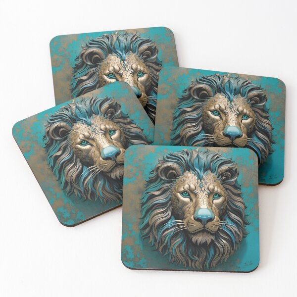 Item preview, King in Cerulean and Gold designed and sold by HabitableMoons.