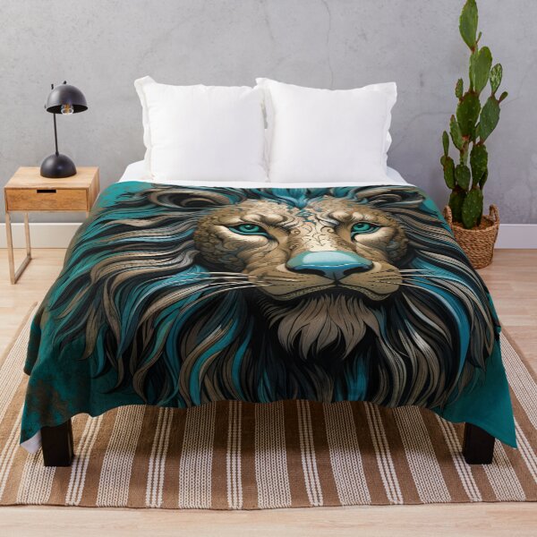 Item preview, King in Cerulean and Gold designed and sold by HabitableMoons.