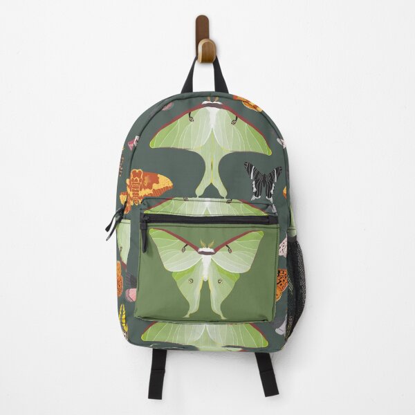 Item preview, Luna Moth on Moth Pattern Backpack designed and sold by Marie Friddle.
