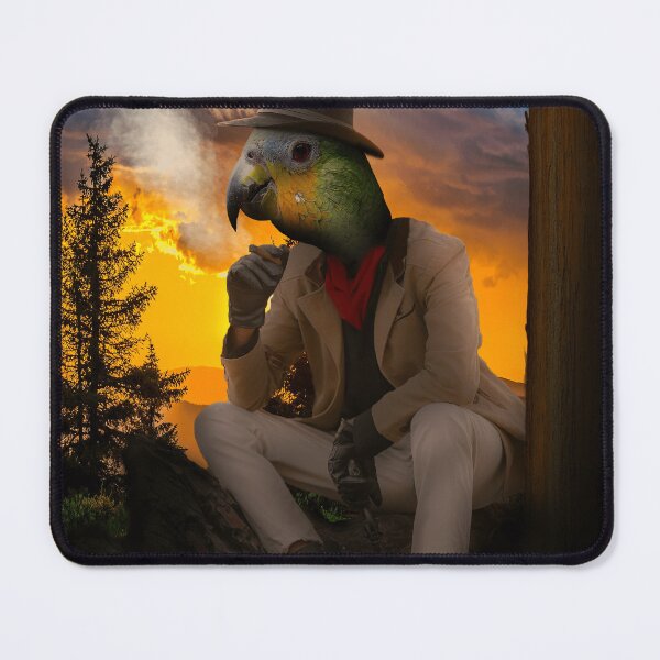 Item preview, Cowboy parrot designed and sold by Lazoni.