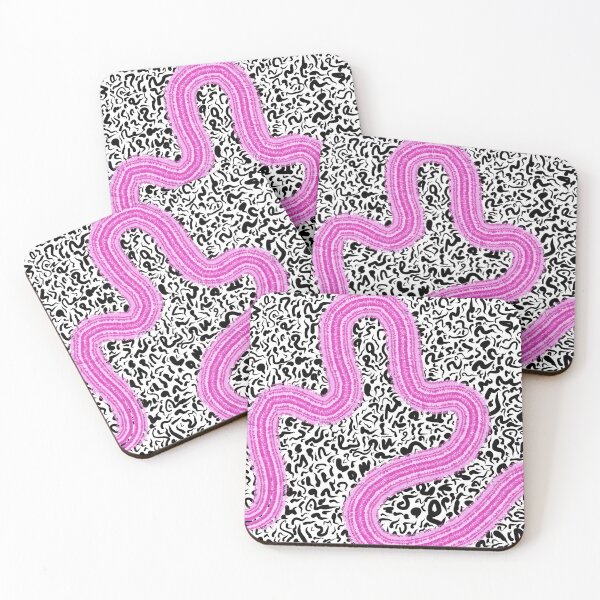 Item preview, Abstract design, Black and Pink Design designed and sold by LilyByNc.