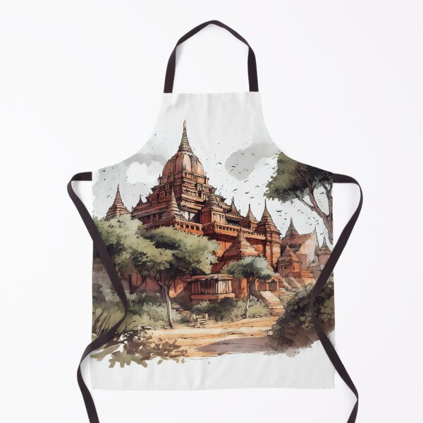 Artikelvorschau, Hübsche Illustration von Bagan, Myanmar entworfen und verkauft von KristinaNEL.