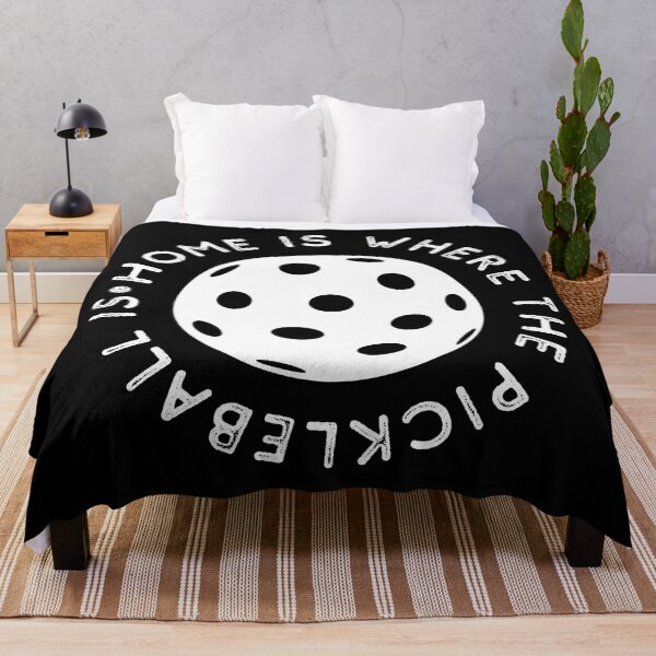 Item preview, Home Is Where The Pickleball Is - White Circle Design - Sport designed and sold by SayWhatYouFeel.