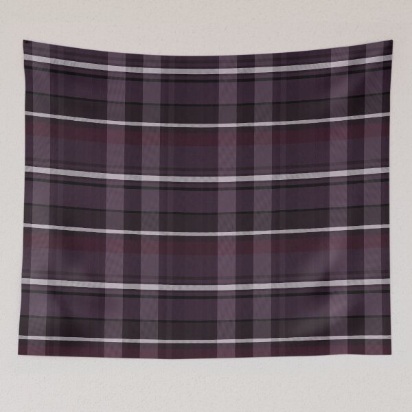 Item preview, Gothic Aesthetic Iona 2 Hand Drawn Textured Plaid Pattern designed and sold by GenAumonier.