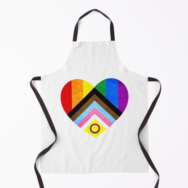 Item preview, Progress Pride Heart Flag - LGTBQIA+ LGBT Design designed and sold by zachholmbergart.