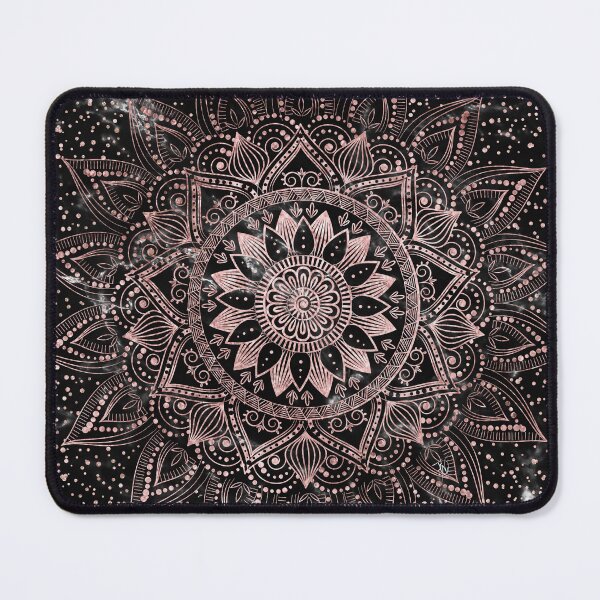 Item preview, Elegant Rose Gold Dots Mandala Marble designed and sold by InovArtS.