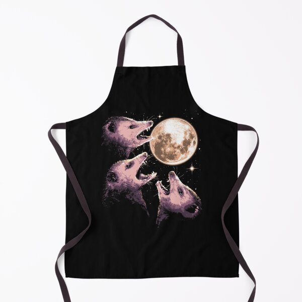 Item preview, Three Opossums Howling at the Moon Funny Possum 3 Opossum designed and sold by vomaria.