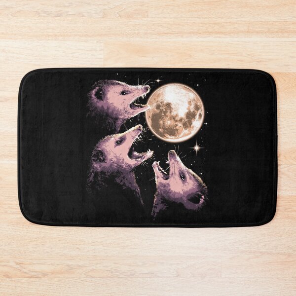 Item preview, Three Opossums Howling at the Moon Funny Possum 3 Opossum designed and sold by vomaria.