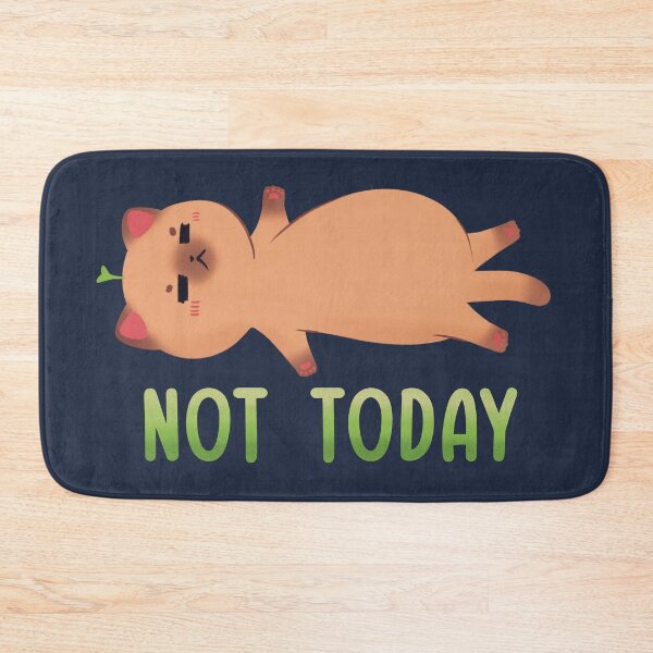 Item preview, Not Today Lazy Cat designed and sold by krissalkov.