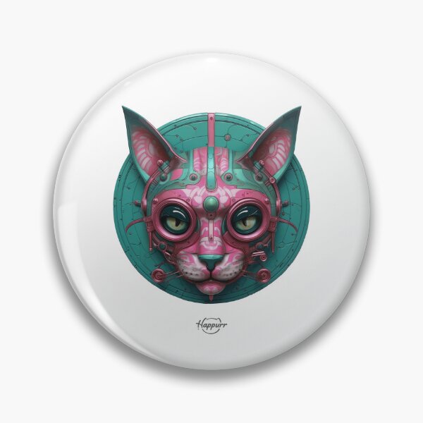 Item preview, Cyberpunk style, mechanical style, cat designed and sold by Happurr.