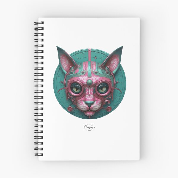 Item preview, Cyberpunk style, mechanical style, cat designed and sold by Happurr.