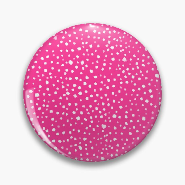 Item preview, Painted Smudge Dots Hot Pink and White Preppy Pattern designed and sold by kierkegaard.