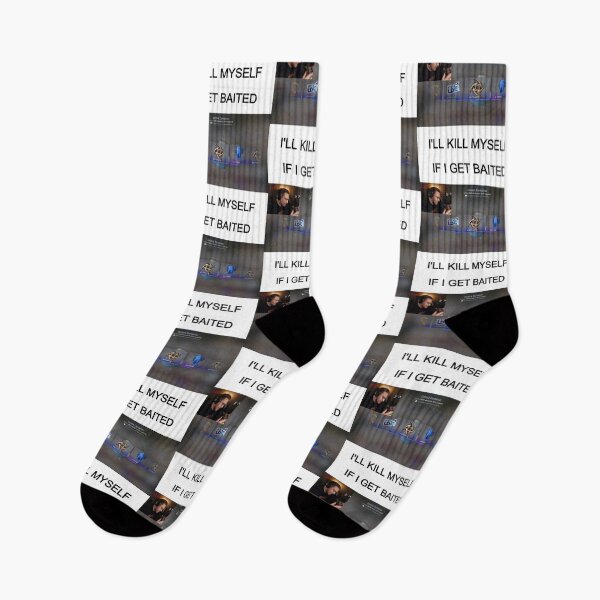Item preview, IF I GET BAITED I'LL KILL MYSELF  designed and sold by Barrion528.