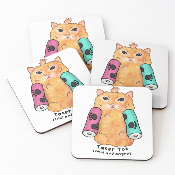 Item preview, Tater Tot - Smol and Angry designed and sold by KittyCrusAIDe.