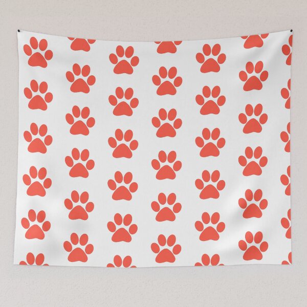 Item preview, Orange Paw Print designed and sold by -designsbymeg-.
